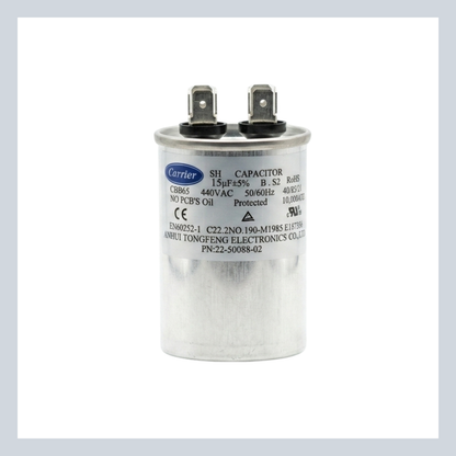 CARRIER CAPACITOR 15UF 22-50088-02