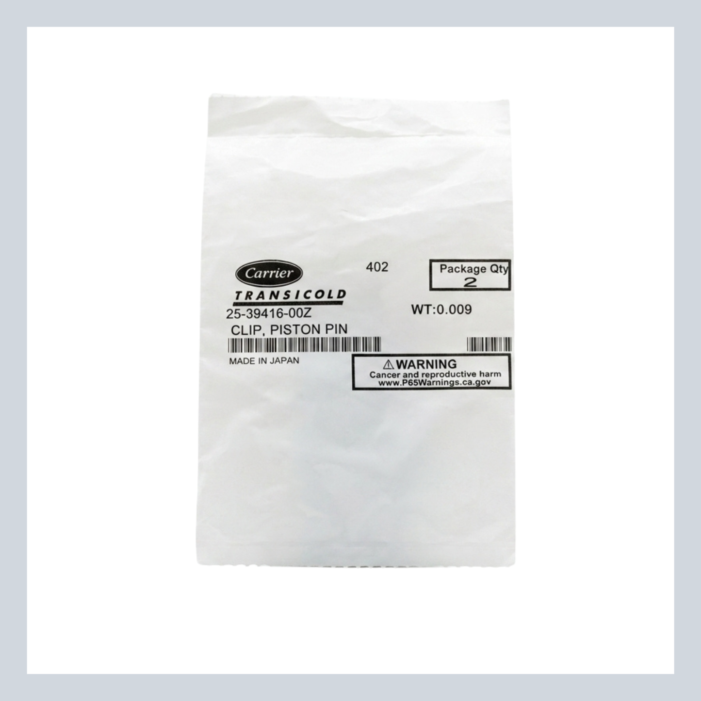 25-39416-00 CLIP, PISTON PIN