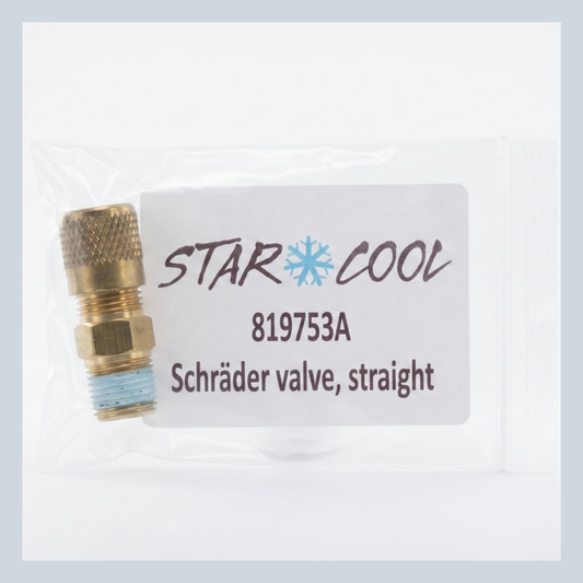 STAR COOL SCHRADER STRAIGHT VALVE 819753A