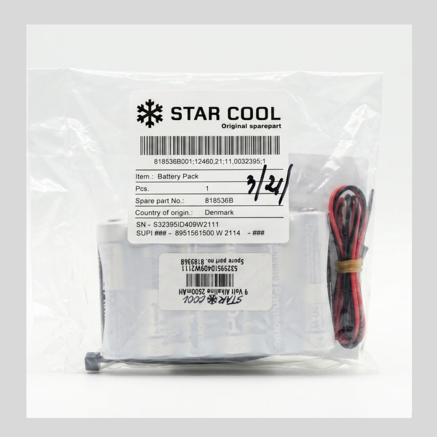 STAR COOL BATTERY PACK 818536B